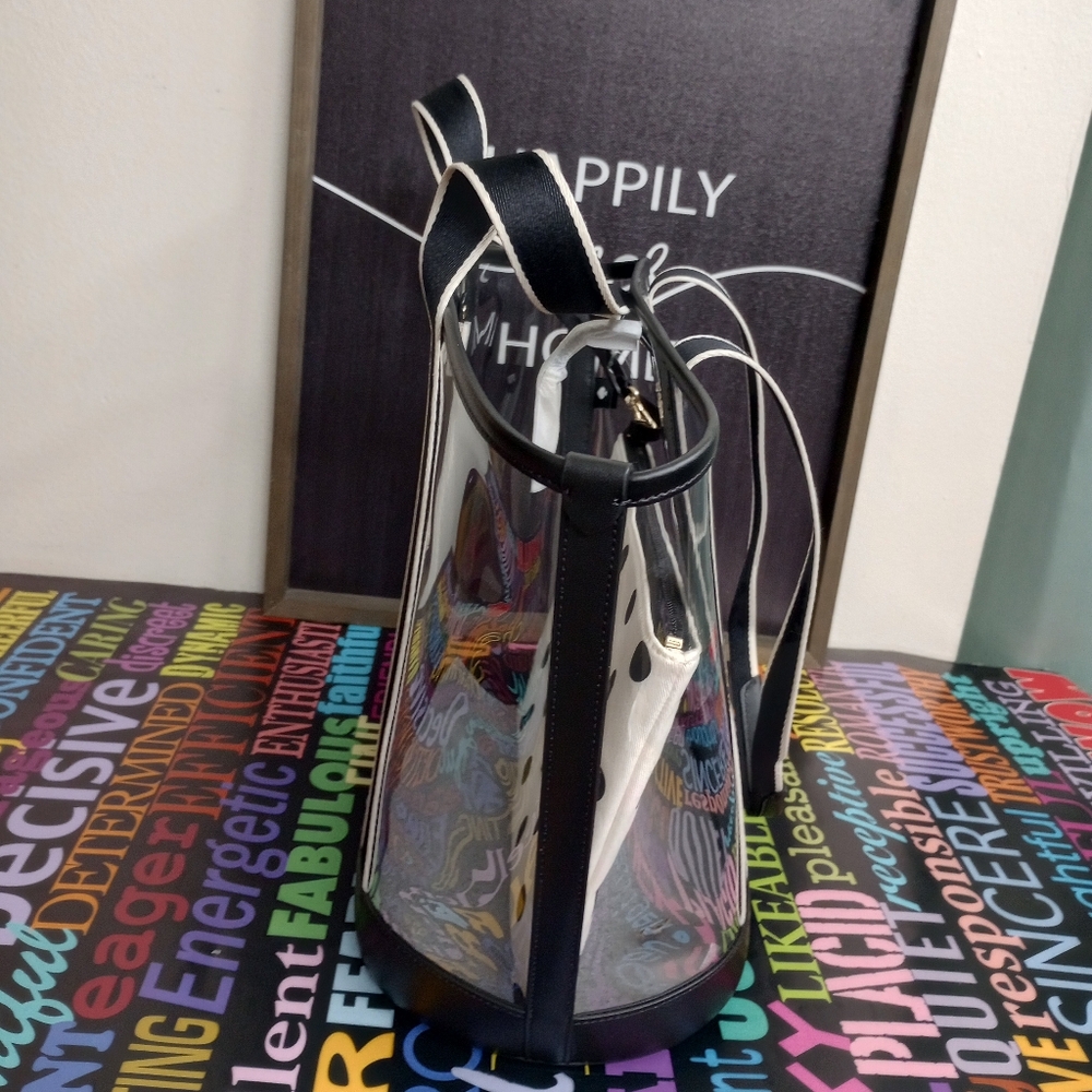 Killer Kate Spade Transparent Tote!. - Picture 2 of 10